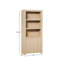 Bibliothèque en bois à 3 niveaux H 72,25 "x l 32" Cottrell avec armoire de rangement-81727470