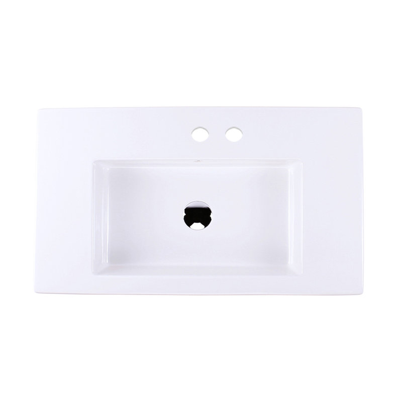 Aquaquattro 31.5'' L Bathroom Sink, 4" Centers