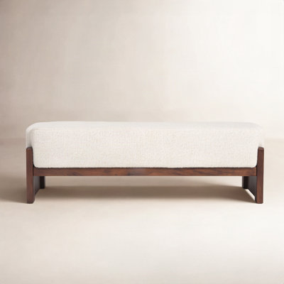 48" Mango Wood Entryway Bench