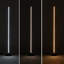 146cm Polished LED Torchiere Floor Lamp with USB and Outlet-1893662121