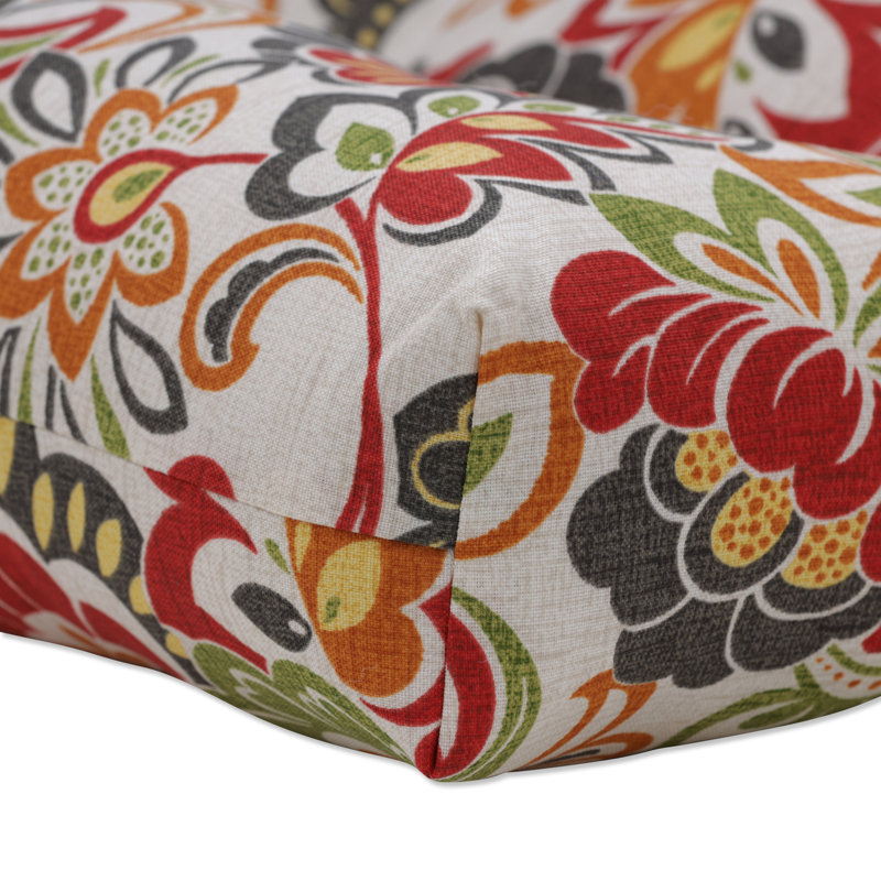 Coussin de siège intérieur / extérieur Machado, L 48 po, Orange