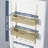 Over The Door Hooks Organizer,Coat Rack With 10 Hooks And 2 Mesh Baskets,Back Of Door Storage Organizer For Bathroom,Bedroom,Kitchen,Office(Golden)