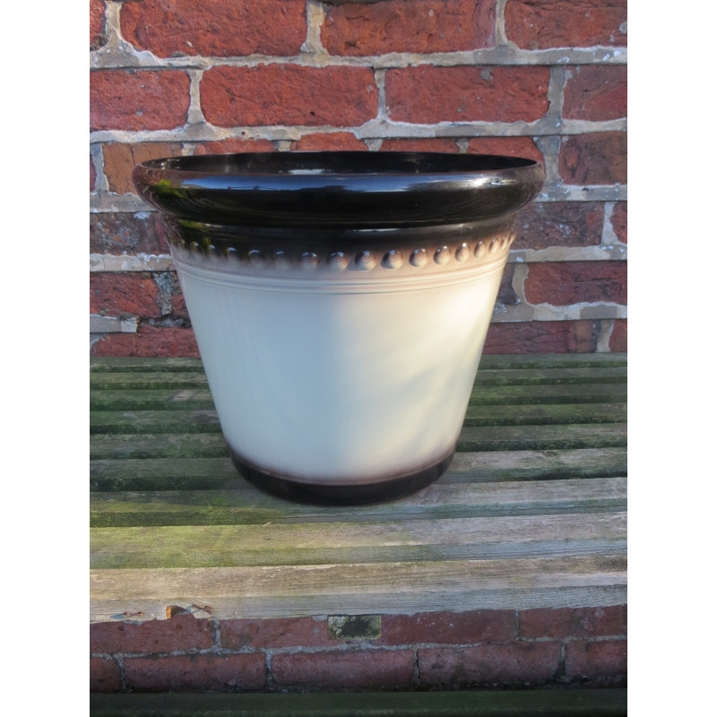 Fairview Pot Planter, 34cm H x 40cm W x 40cm D, Latte
