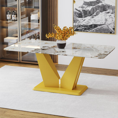 Table de salle à manger moderne et minimaliste moderne (seulement les tables, pas de chaises)