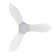 36" 3 - Blade LED Standard Ceiling Fan with Remote Control and Light Kit Included
