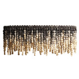 Oval Wood Chandelier - Ombré finish
