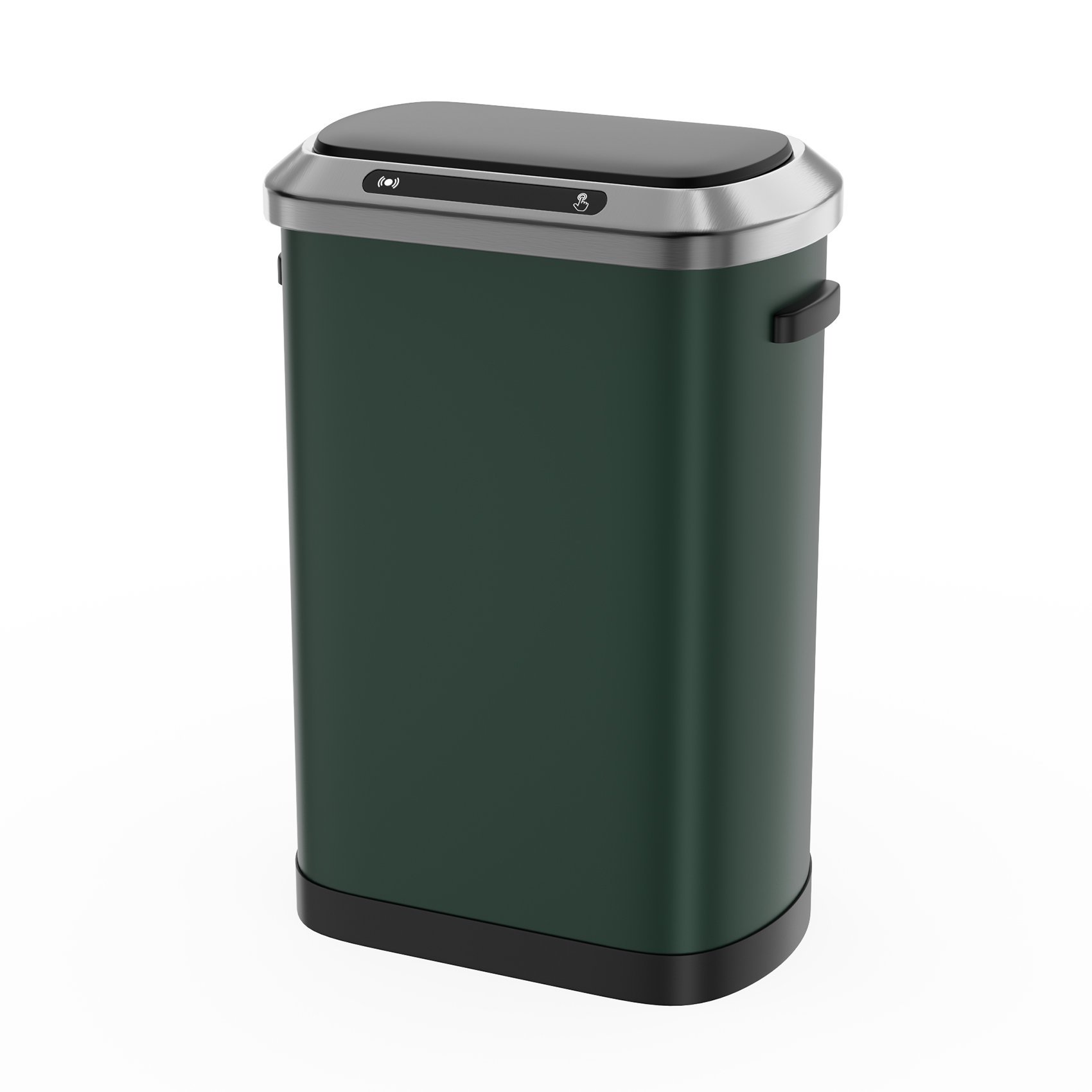 Holaki 13 Gallons Steel Open Trash Can