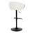 Laurenzio Adjustable Faux Leather Bar Stool with Rounded T Footrest-106895959-106895960