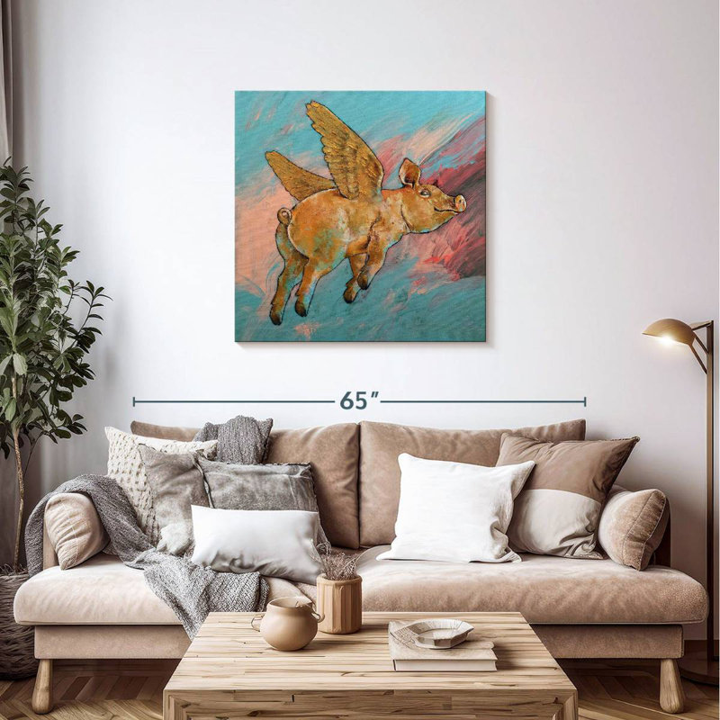 Ketti Flying Pig, 36" H x 36" W