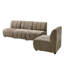 Ensemble de canapé modulaire en chenille 4 pièces 112 po Shalon-234219394