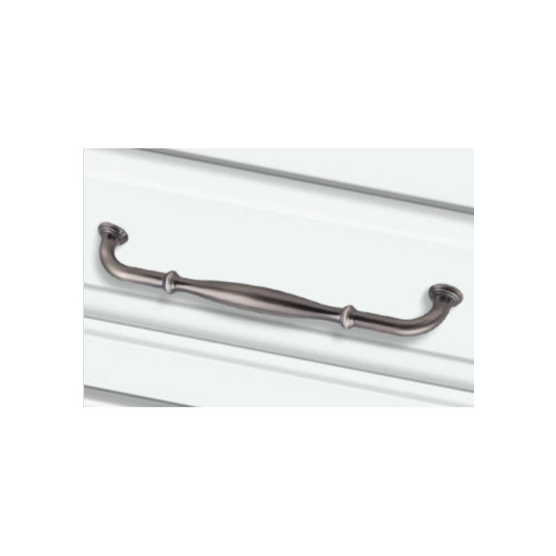 Tiffany Bar Pull, Brushed Pewter, 12"