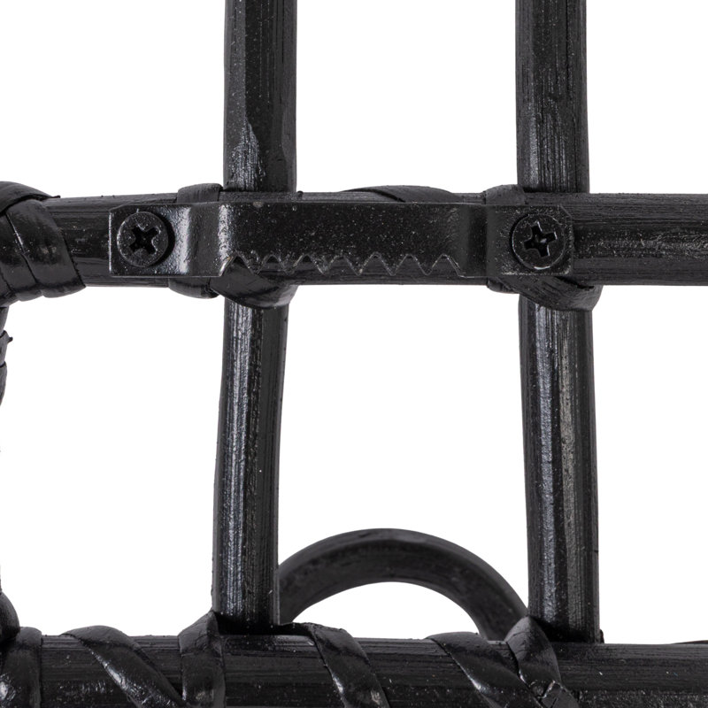 Rattan Wall Hook Rail with Four Hooks