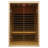 KISRAIS Indoor Sauna 2-Person Low EMF FAR Infrared Sauna with Smartphone Full App Control with 2 LED Reading Lights, 1 Square Chromotherapy Light & 2 Bluetooth Speakers | Personal Indoor Dry Heat Sauna For Home & Gym – Made From Canadian Hemlock-115612726