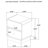 2-Drawer Nightstand, Bedside Table