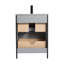 Meuble-lavabo autoportant de 24 po avec lavabo Chriselda-503722674-503722675