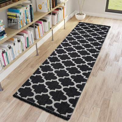 Ingham Moroccan Cotton Hand Woven Area Rug