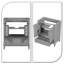 Base de meuble-lavabo simple 29,53 po seulement-96210150