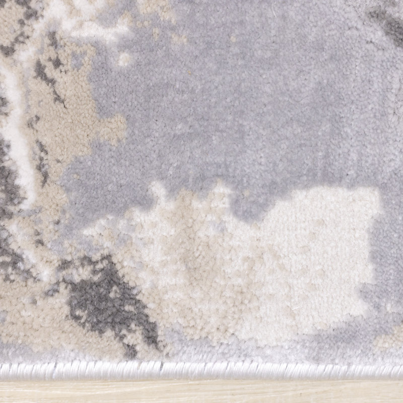 Tapis gris Katsusuke, Rectangle 6 pi 7 po x 9 pi 6 po