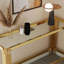 Console de rangement en bois Aaradhya avec structure en métal robuste et plateau en verre trempé-1034306751-1013220463