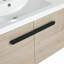 Meuble-lavabo à fermeture en douceur avec lavabo, pour petite salle de bain-115688457-115688453