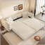 97.7" 3-In-1 Convertible Sleeper Sofa,28.4" Deep Seat Pull Out Sofa Bed,Button Tufted Modern Sofa,4-Seater Couch With Movable Ottoman For Apartment,Office,Bedroom-1327729895