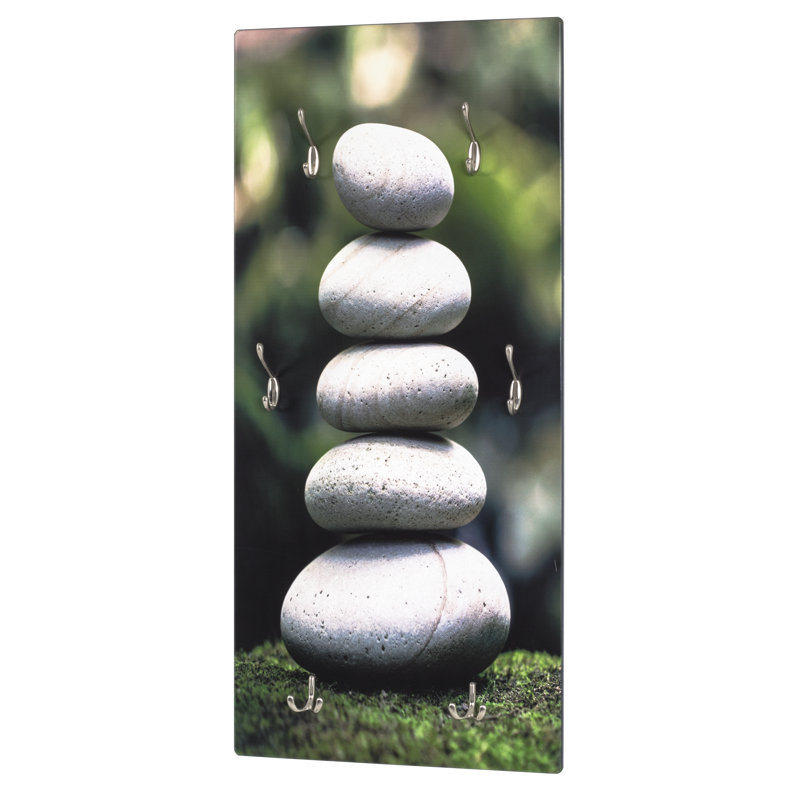 Deveau Metal Wall 6 - Hook Wall Mounted Coat Rack