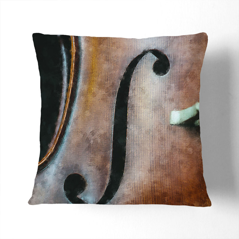 Square Throw Cushion, 40cm H x 40cm W x 15cm D, Black