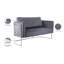Causeuse en velours sans accoudoirs Casa-495307191-495307193