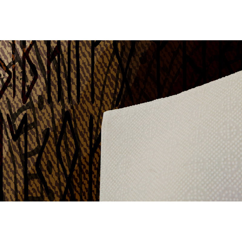 Luxurious Woven Carpet 5.2 x 7.5 ft, 100% Polyester, 0.4 in Pile Height | Antibacterial, Non-Slip PVC Dot Underside, Machine Washable | Elegant 3D Digital Print Design, Perfect for Living Room & Bedroom Décor