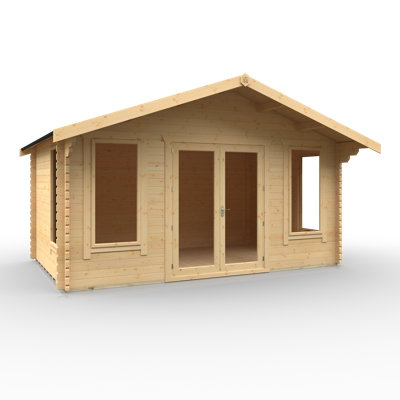The Shere Tongue & Groove Log Cabin 10x16w