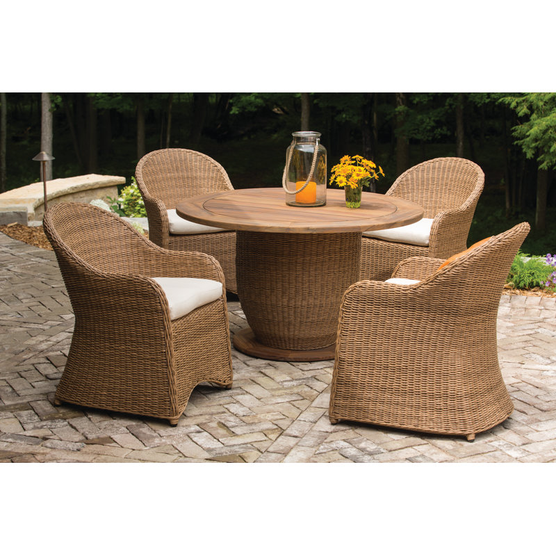 Tobago Outdoor Dining Armchair, Spectrum Indigo
