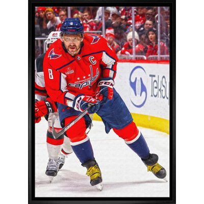 Alexander Ovechkin, toile encadrée 20 po x 29 po, Action-V