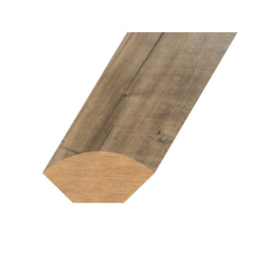 1.1'' W x 94.49'' L Quarter Round in Papua Ebony