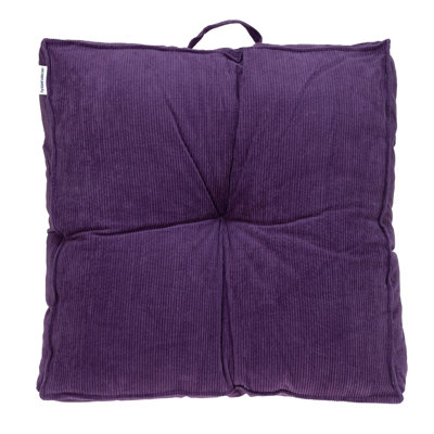 Corduroy Styled Tufted Floor Pillow