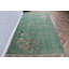 Grand tapis turc beige Oushak avec motif de fleurs pour votre salon