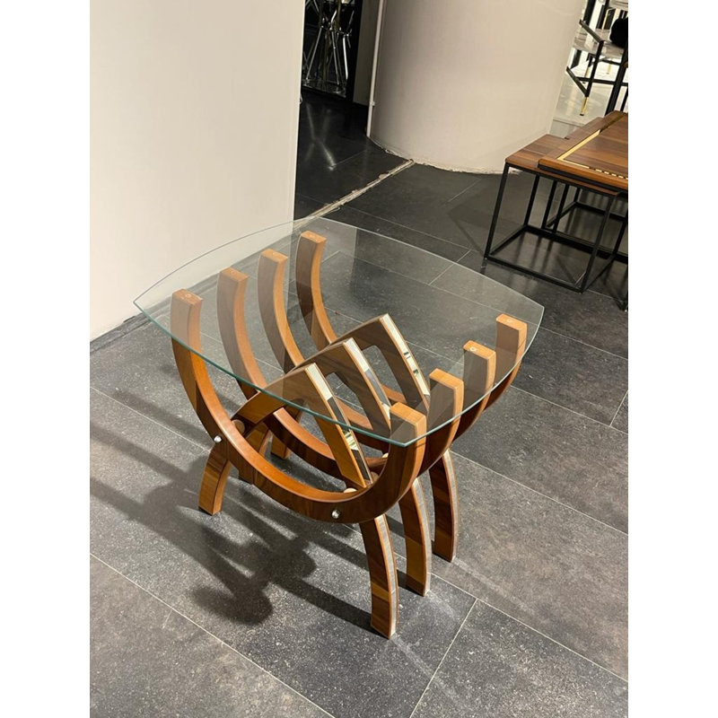 Table de bout en verre