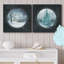 Winter Wonderland - Ensemble de 2 reproductions d'art sur toile tendue-543357254