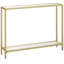 Karmakar 100cm Glass Top Console Table-1089053387