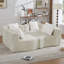 Canapé modulaire modulaire à assise profonde