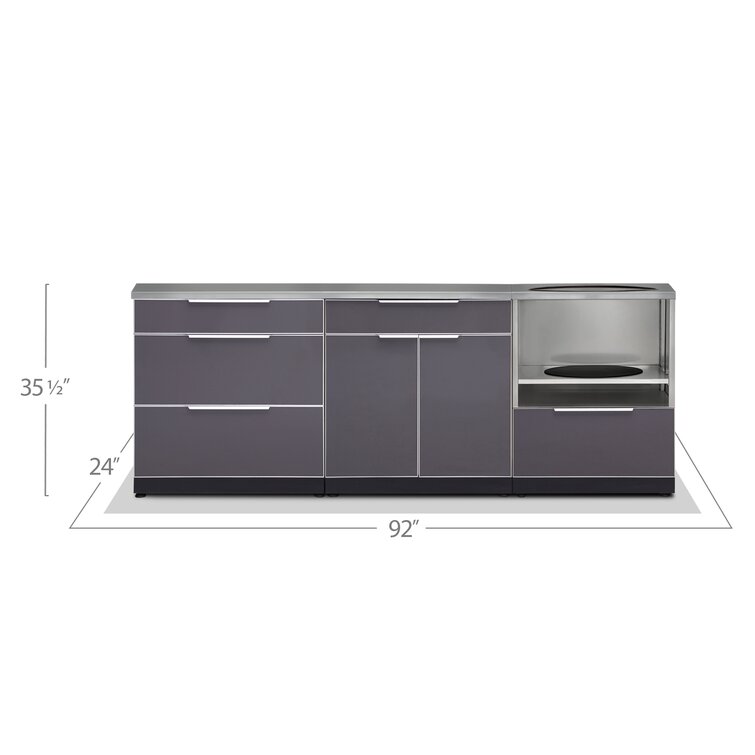 Summit Appliance All-In-One Combo Kitchens 3.2 Cubic Feet cu. ft