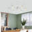 35.43" Luxury LED Dimmable Ceiling Fan with 6 Light and Remote-2082532922