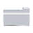 Natrice Rectangle Wood Reception Desk with Filing Cabinet