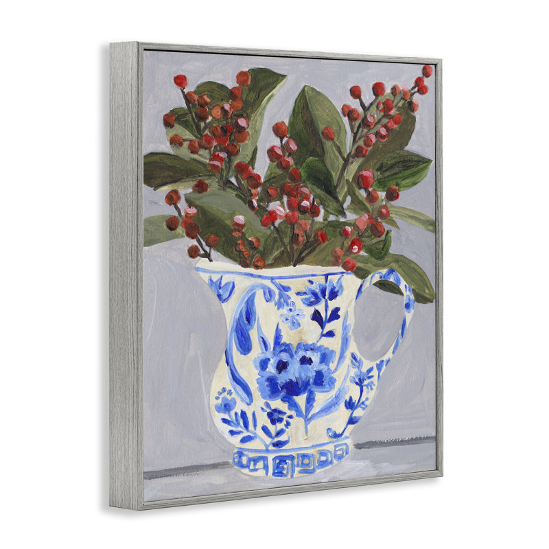 Hiver, héritage, bouquet, art de la giclée, conception de Melissa Wang, H 30 po x l 24 po, Estampe numérique Farmhouse