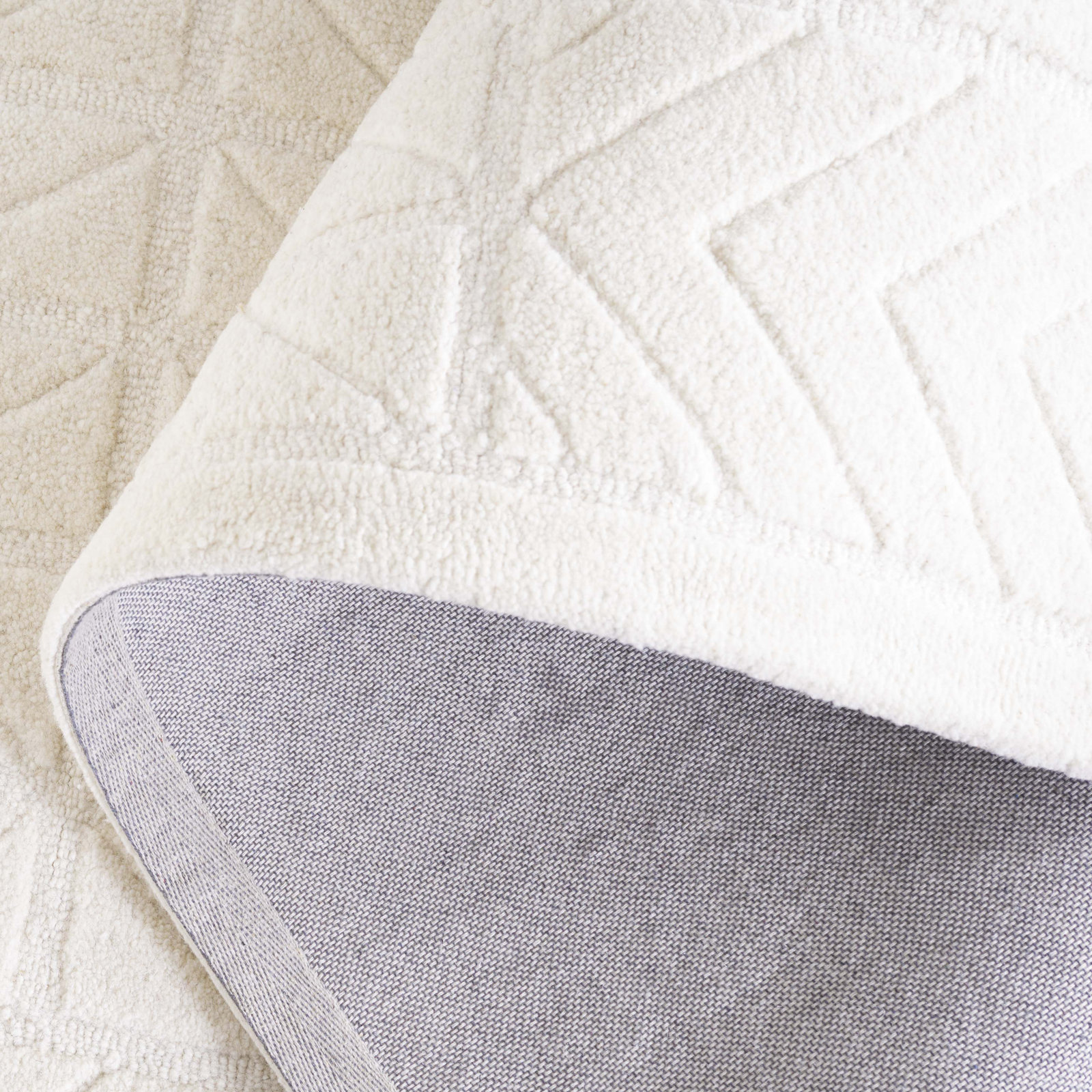 Noni Hand-Tufted Wool Geometric Rug, Rectangle 5' x 8'