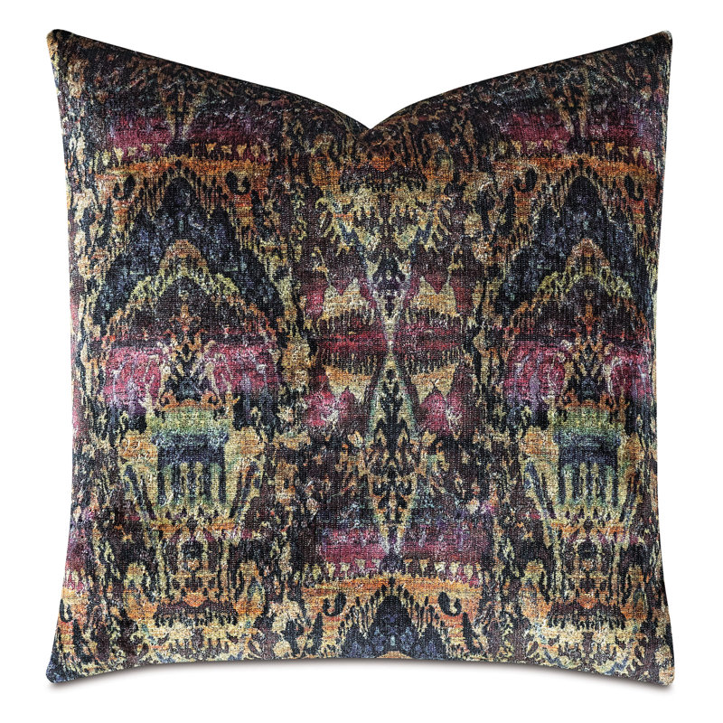Sparkle Velvet Pillow Cover & Insert, Byzantium, Square