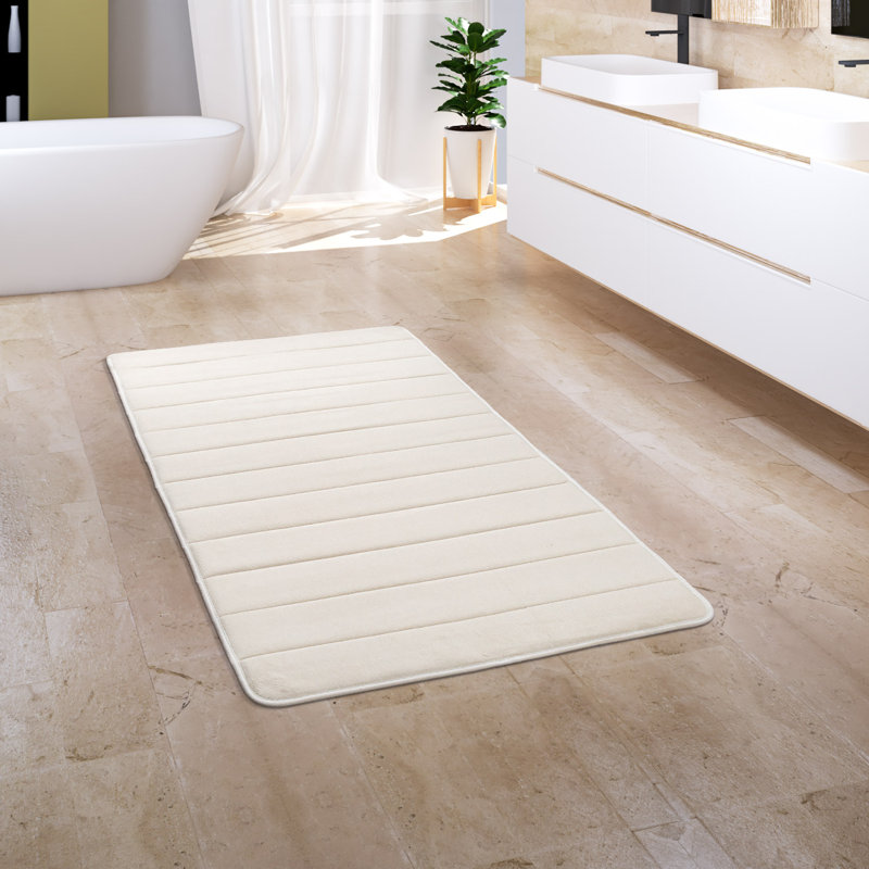 Non-Slip, 50cm W x 80cm L, Cream
