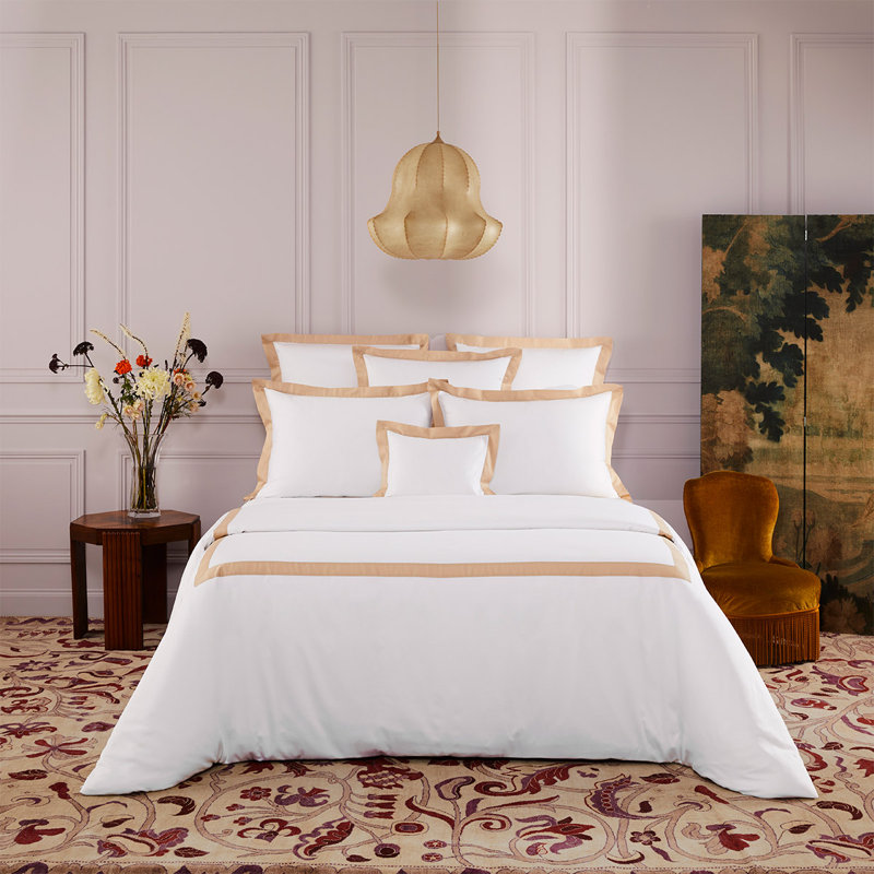Linea Veronese King Duvet Cover, Twin Duvet Cover, Tan