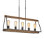 Luminaire linéaire pour îlot de cuisine 5 lumières Gatlin