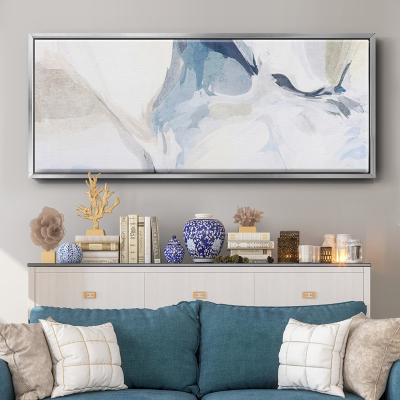 Fresh Air IV- Framed Canvas, 20" H x 50" W