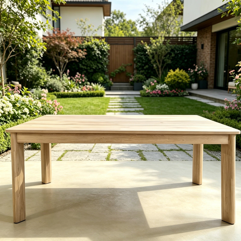 63" W Rectangular Outdoor Dining Table